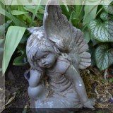 L07. Garden fairy. One wing broken. - $